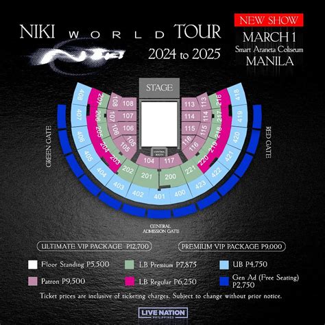 niki manila concert|NIKI's Manila show: Ticket details, floor plan, and more!.